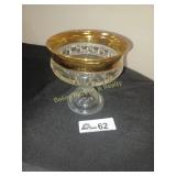 Kings Crown gold trimmed thumbnail compote