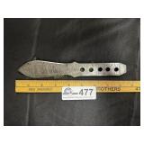 Custom 8.5" Damascus Blade ONLY Hunting Knife