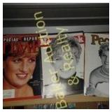 Commerative Magazines featuring Princess Diana