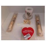 Misc. lot, My Heart Beats for You Fatima candles