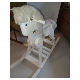 White Rocking Horse