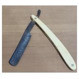 Mid 1800s Ivory Straight Razor Z.C.