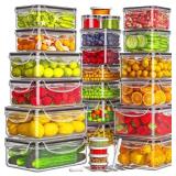 50-Piece Food Storage Containers w/ Lids