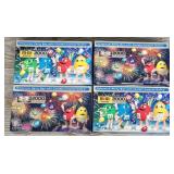 (4) M&M Millennium Party Boxes