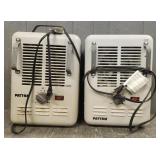 (2) Portable Patton Heaters