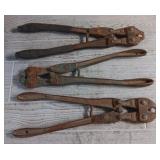 (3) Vintage Crimping Tools