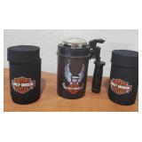 (2) Harley Davidson Koozy & Mug