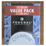 (525) Rounds of Federal 22LR Ammo #1