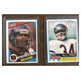 1981/1984 Bears Walter Payton Football Cards