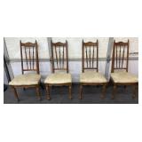 (4) Broyhill Highback MCM Dining Chairs