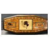 17" Prineville Custom Wooden Oval Cribbage Board