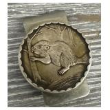 Silver Coin Money Clip