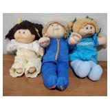 (3) Original Cabbage Patch Dolls