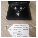 Sterling Silver Snowflakes Set