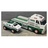 Hess Flatbed Truck & Police Cruiser