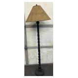 66" Iris Import Thick Twisted Iron Floor Lamp