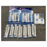 (24) Replacement Toothbrush Heads & Floss