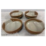 (4) Iron Mountain Stoneware- Sm Bowls