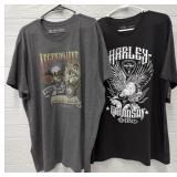 (2) Harley Davidson Shirts