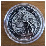 2-Ounce Silver Round: Queens Lion