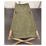 US Military WWII Era Folding Cot