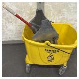 Industrial Mop Bucket w/Galvanized Metal Ringer