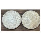 (2) 1921-S Morgan Dollars