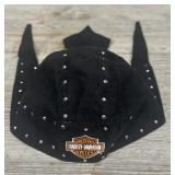 Harley Davidson Black Hat With Gems