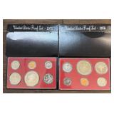 1975 & 1976 US Proof Coin Sets - Bicentennial