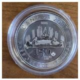 One Ounce Silver Round: Vancouver