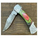 Damascus Folding Knife