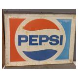 Vintage Metal Pepsi Sign