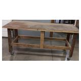 Door Bench On Casters