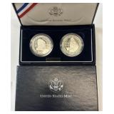 (2) 2000 Leif Erikson Proof Dollars