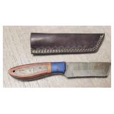 Damascus Fixed Blade Knife w/Sheath #10