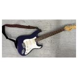 Purple Squier Stratocaster By Affinity Guitar