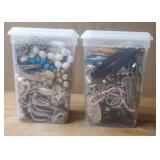 (2) Tubs of Jewelry #2