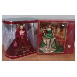 (2) Holiday Barbies Sealed