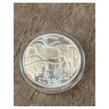 1oz Silver Round - "Longhorn Cattle"