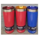 (3) Stainless Steel Vacuum Insulated 30oz Tumblers