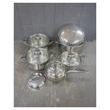 (5) Cook Pots w/Lids