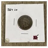 1864 Indian Head Cent