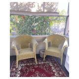 Pair of Wicker Chairs