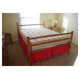 unsigned pine log double beds >>