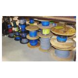 spools of electric wire >