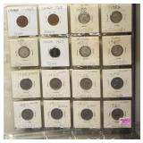 24. Sixteen 1950s & 60s Canadian Coins