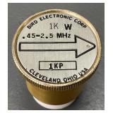 Bird Electronics 1 KW Slug/.45 - 2.5 MHz, I1