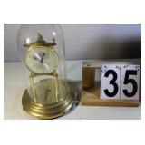 Kundo Anniversary Clock (West German) Gold Face