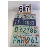 Florida 71 and 82 Vehicle Plates