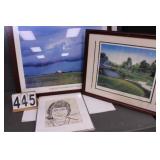 Summer Storm Picture 30" X 37"   - Hole 13 -